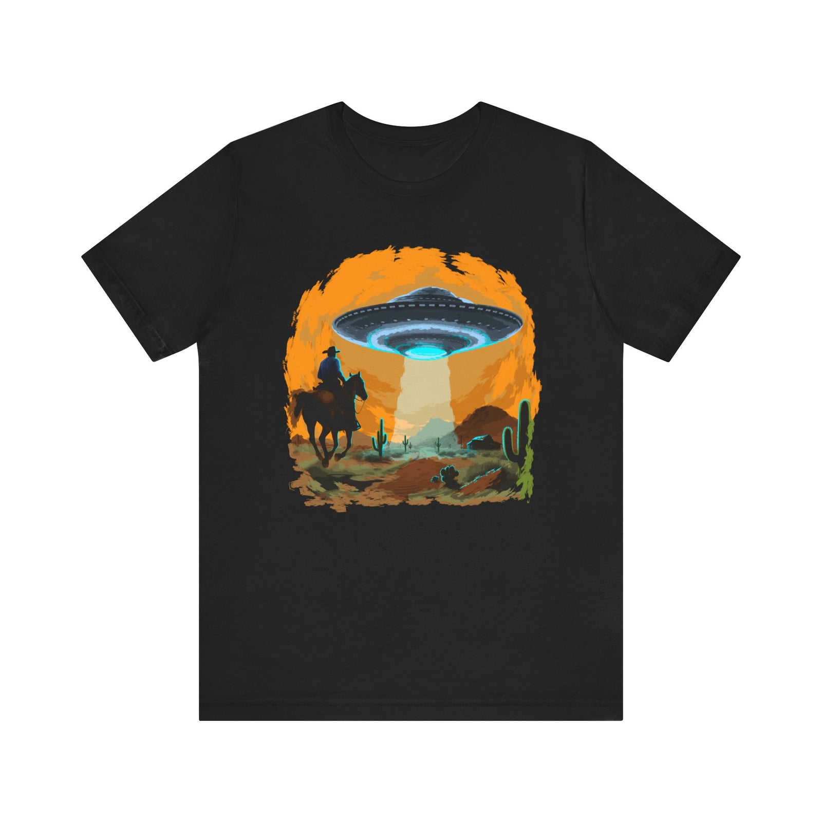UFO Cowboy | Deluxe Unisex Tee