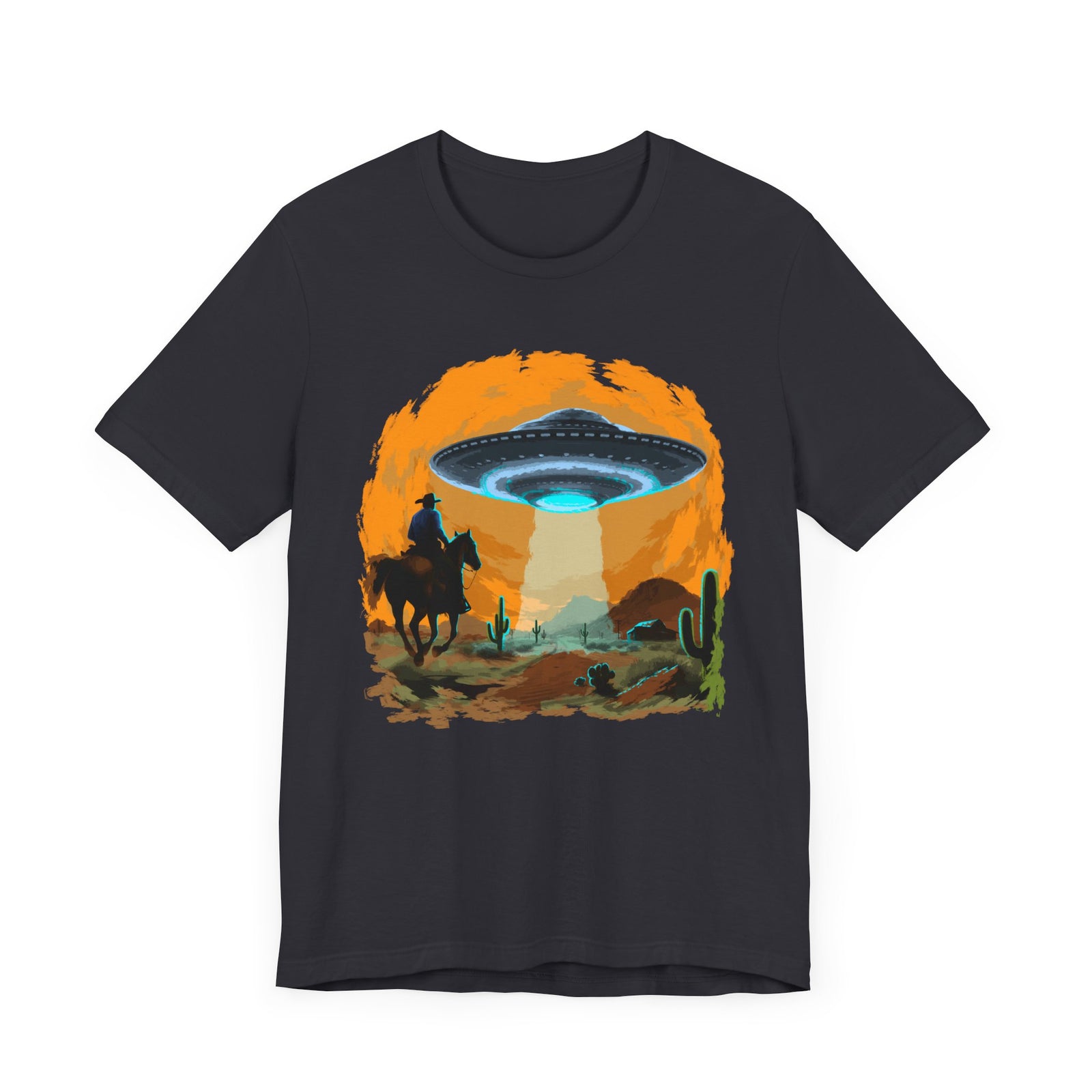UFO Cowboy | Deluxe Unisex Tee
