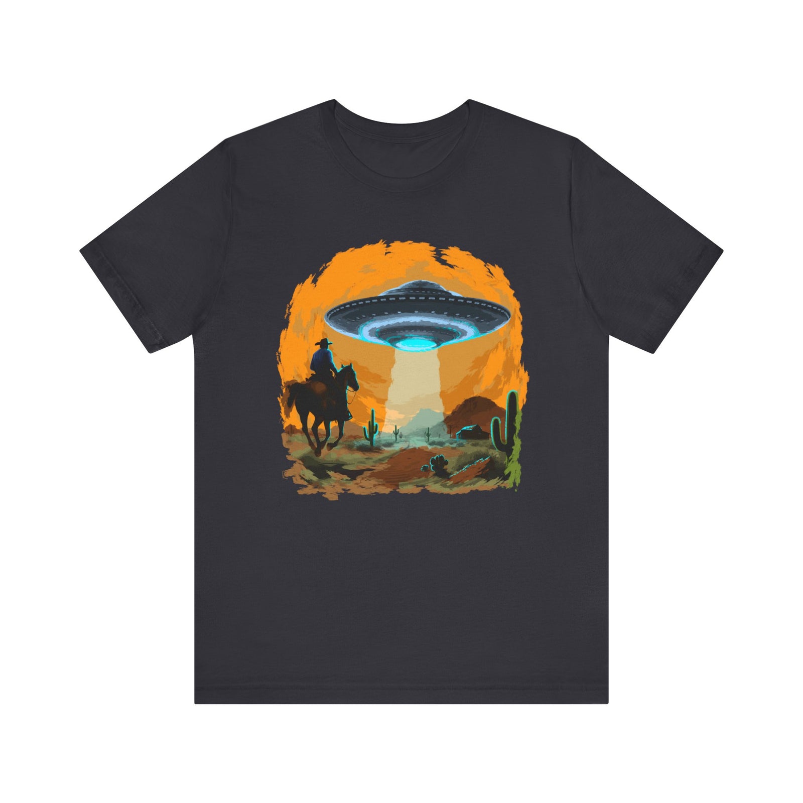UFO Cowboy | Deluxe Unisex Tee