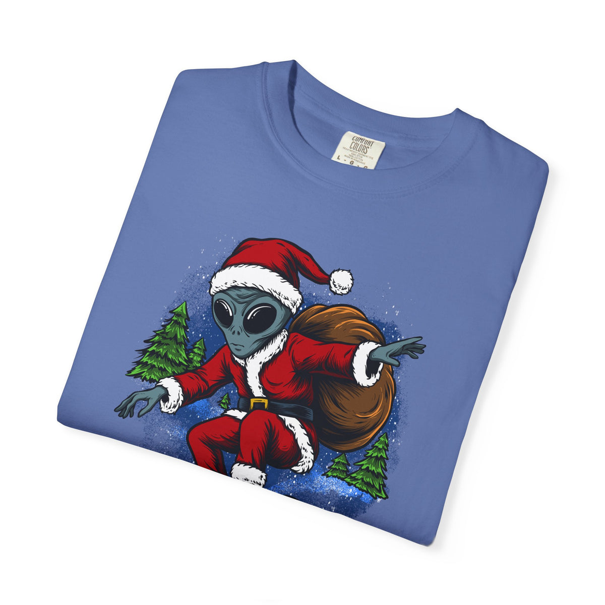 Funny Christmas UFO T-shirt - &quot;I Don&#39;t Believe in You Either&quot;