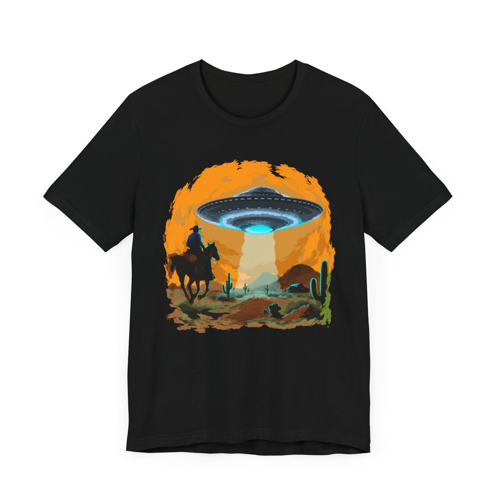 UFO Cowboy | Deluxe Unisex Tee