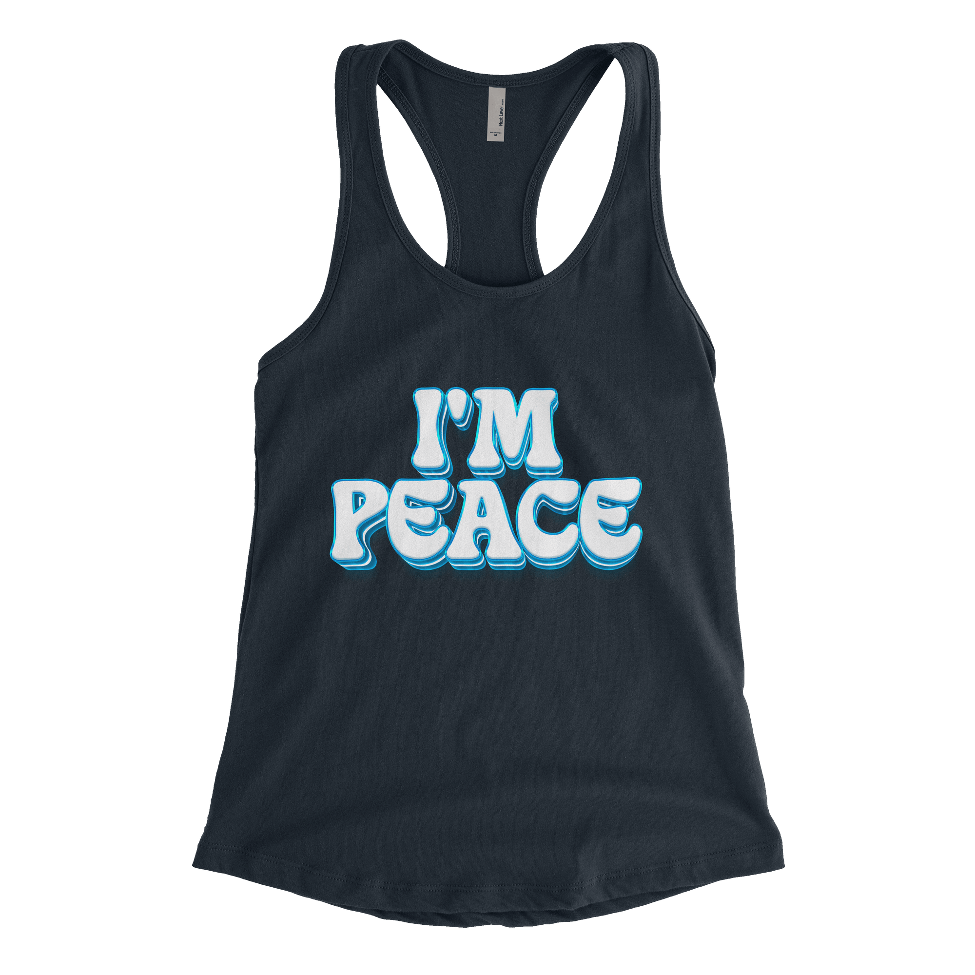 I Come In Peace & I'm Peace | Tank & Tee Bundle | Midnight Navy